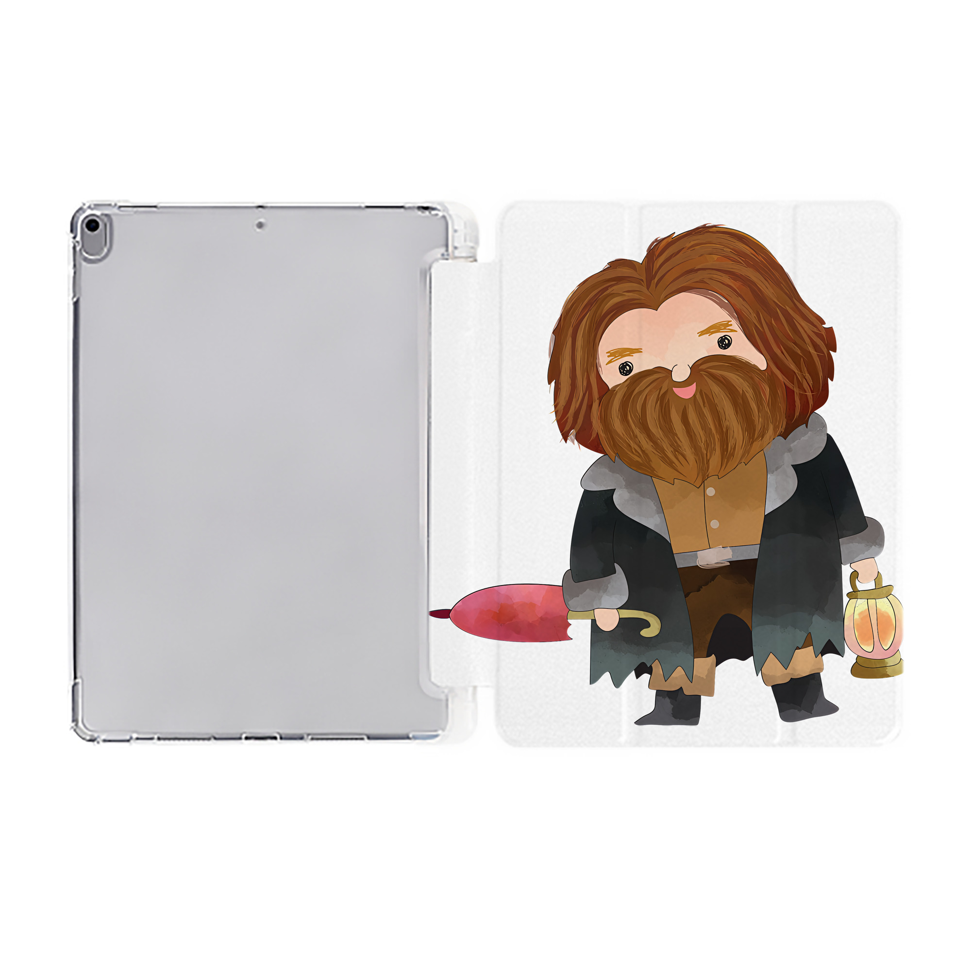 （画像用） Harry Potter ハリー・ポッターシリーズ IPad ケース ペン収納付き 三つ折りスタンド PUレザー×シリコン 対応機種9.5/10.5/10.9インチ